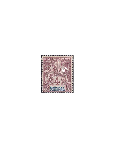 Dahomey, n° 8 charnière, collection timbres Colonies