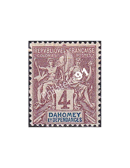 Dahomey, n° 8 charnière, collection timbres Colonies