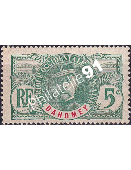 Dahomey, n° 21 charnière, collection timbres Colonies