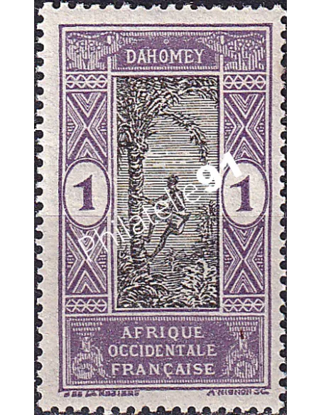 Dahomey, n° 43, collection timbres Colonies