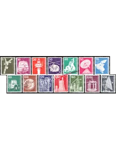Timbres neufs de BERLIN - n°  458 à 471 - Thématique : Industrie