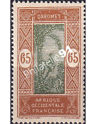 Dahomey, n° 76, collection timbres Colonies