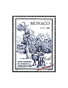 Timbre de MONACO n°  1994 - Conseil international de la chasse