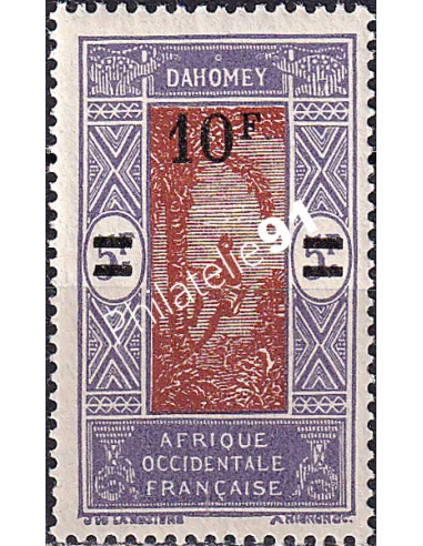 Dahomey, n° 83, collection timbres Colonies