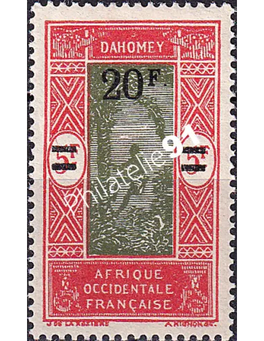 Dahomey, n° 84, collection timbres Colonies