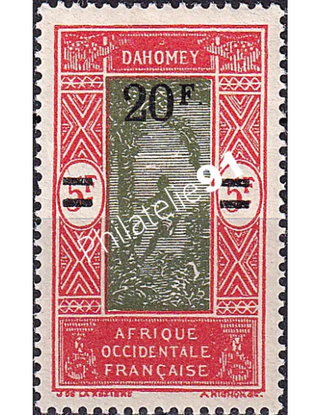 Dahomey, n° 84, collection timbres Colonies