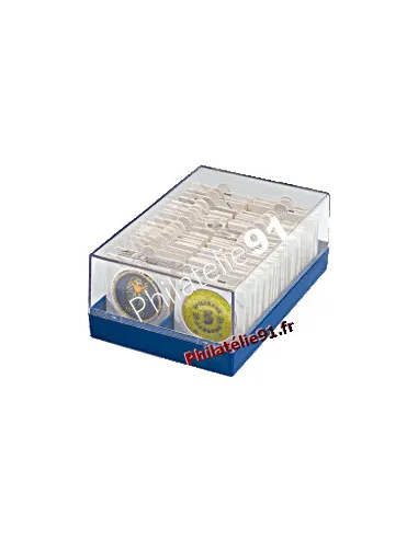Matériel numismatique - LEUCHTTURM - coffret pour pièces sous cadres