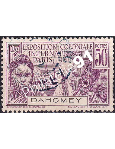 Dahomey, n° 100 oblitéré, collection timbres Colonies