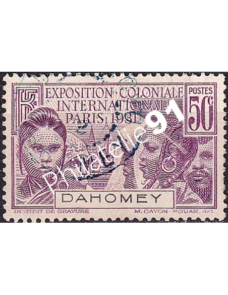 Dahomey, n° 100 oblitéré, collection timbres Colonies