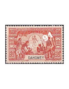 Dahomey, n° 101 charnière, collection timbres Colonies