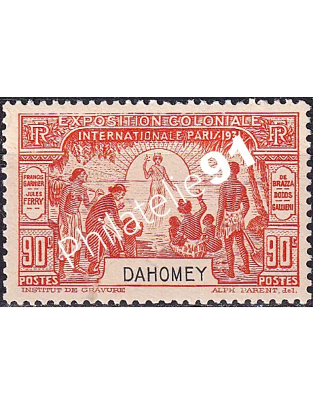 Dahomey, n° 101 charnière, collection timbres Colonies
