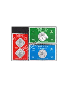 GUERNESEY - n°  196 à 198 ** - MONNAIE