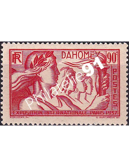Dahomey, n° 107, collection timbres Colonies