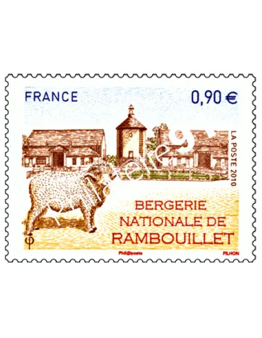 Timbre n° 4444 - Bergerie nationale de Rambouillet (Yvelines)