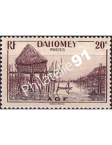 Dahomey, n° 125, collection timbres Colonies