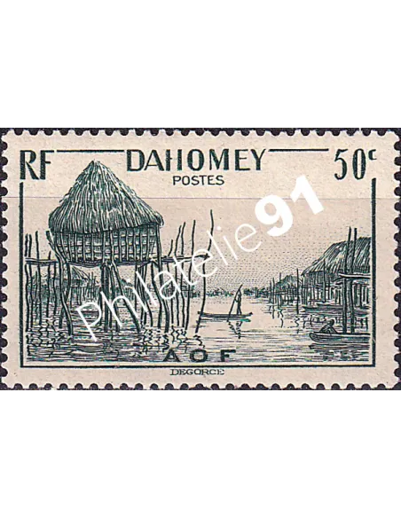 Dahomey, n° 128, collection timbres Colonies
