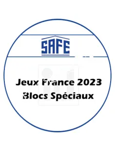 SAFE-dual FRANCE 2023, pour blocs spéciaux 2023,  feuilles SAFE 2023