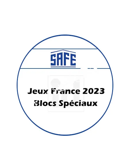 SAFE-dual FRANCE 2023, pour blocs spéciaux 2023,  feuilles SAFE 2023