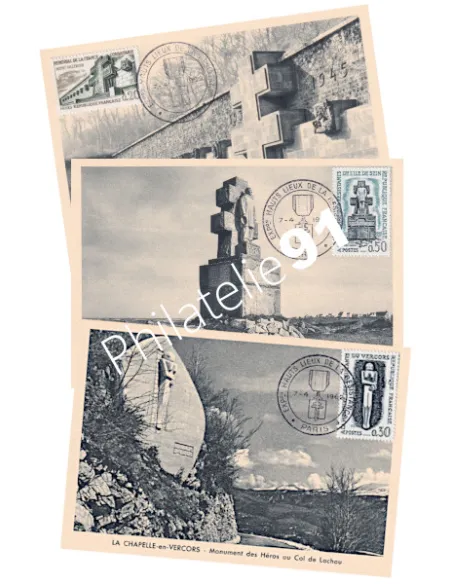 FRANCE - Carte maximum - oblitéré - résistance, Timbres France