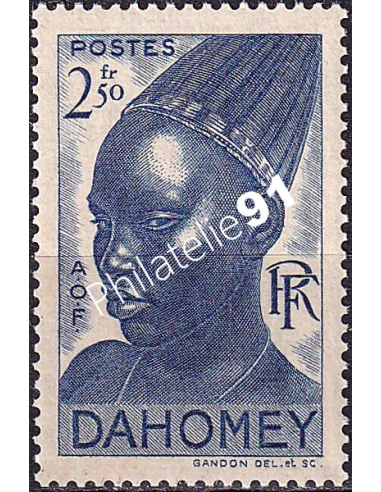 Dahomey, n° 137, collection timbres Colonies