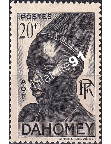 Dahomey, n° 141, collection timbres Colonies