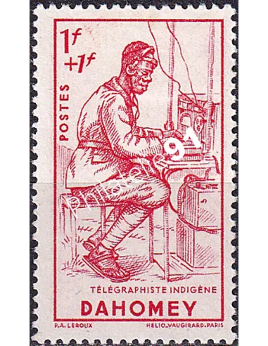 Dahomey, n° 142 charnière, Timbres colonies françaises