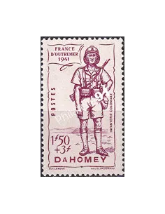 Dahomey, n° 143 charnière, Timbres colonies françaises