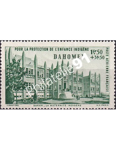 Dahomey, PA n° 6 charnière, collection timbres Colonies