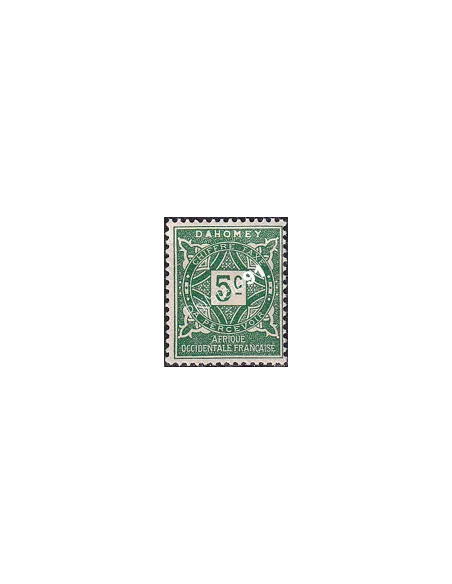 Dahomey, Timbre-taxe n° 9 charnière, collection timbres Colonies