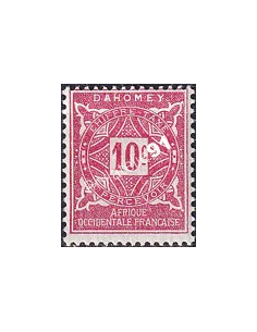 Dahomey, Timbre-taxe n° 10 charnière, collection timbres Colonies