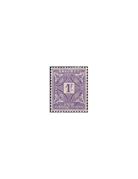 Dahomey, Timbre-taxe n° 16 charnière, collection timbres Colonies