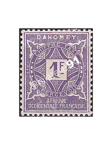 Dahomey, Timbre-taxe n° 16 charnière, collection timbres Colonies