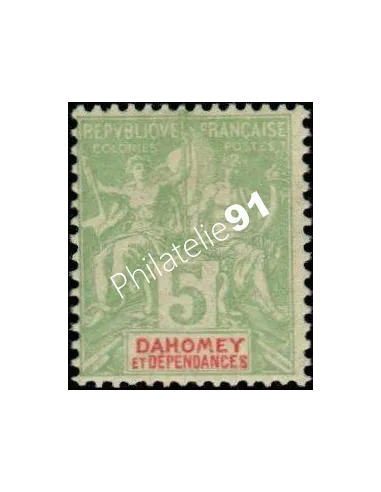 Dahomey, n° 9 charnière, collection timbres Colonies