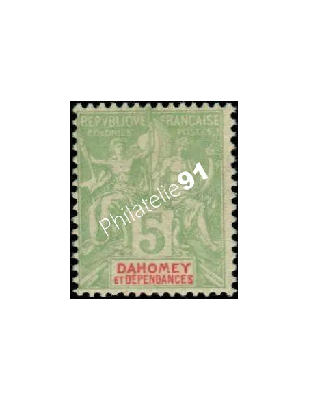 Dahomey, n° 9 charnière, collection timbres Colonies