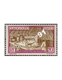 Timbre de Guadeloupe n° 105, Collection timbres Colonies fraçaises