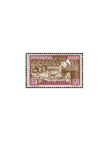 Timbre de Guadeloupe n° 105, Collection timbres Colonies fraçaises