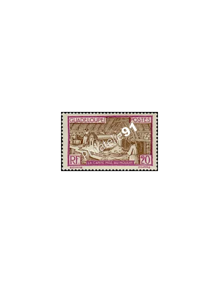 Timbre de Guadeloupe n° 105, Collection timbres Colonies fraçaises
