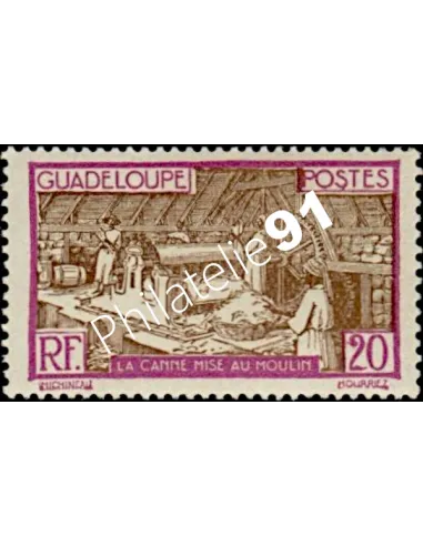 Timbre de Guadeloupe n° 105, Collection timbres Colonies fraçaises