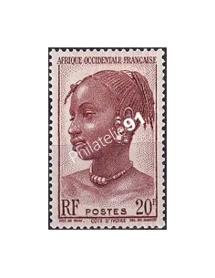 A.O.F. n° 41 charnière, collection timbres colonies françaises