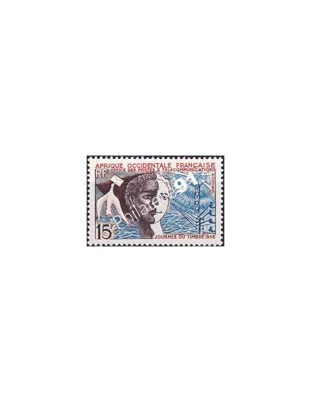 A.O.F. n° 66 charnière, collection timbres colonies françaises