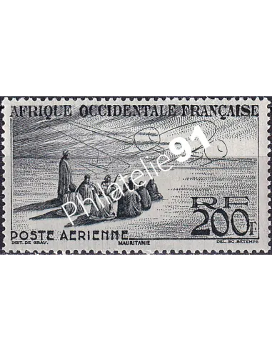 A.O.F., PA n° 14 charnière, collection timbres colonies françaises