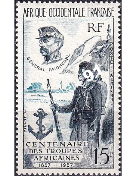 A.O.F., PA n° 21 charnière, collection timbres colonies françaises