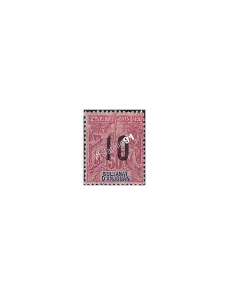 ANJOUAN, n° 28 charnière, timbres des colonies françaises