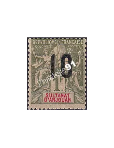 ANJOUAN, n° 30 charnière, timbres des colonies françaises