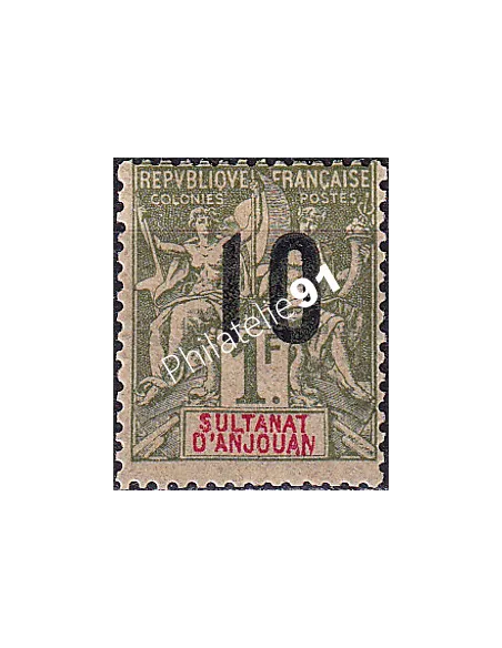 ANJOUAN, n° 30 charnière, timbres des colonies françaises