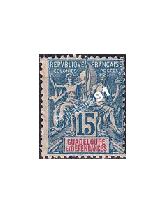 Guadeloupe n° 32 charnière, Collection timbres Colonies fraçaises