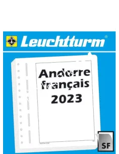 LEUCHTTURM Andorre poste française 2023, matériel philatélique