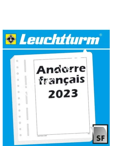 LEUCHTTURM Andorre poste française 2023, matériel philatélique