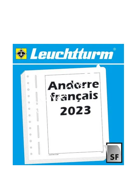 LEUCHTTURM Andorre poste française 2023, matériel philatélique