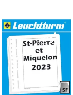 Feuilles SF LEUCHTTURM St Pierre et Miquelon 2023, matériel philatélique